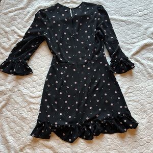 Adorable black winter dress
